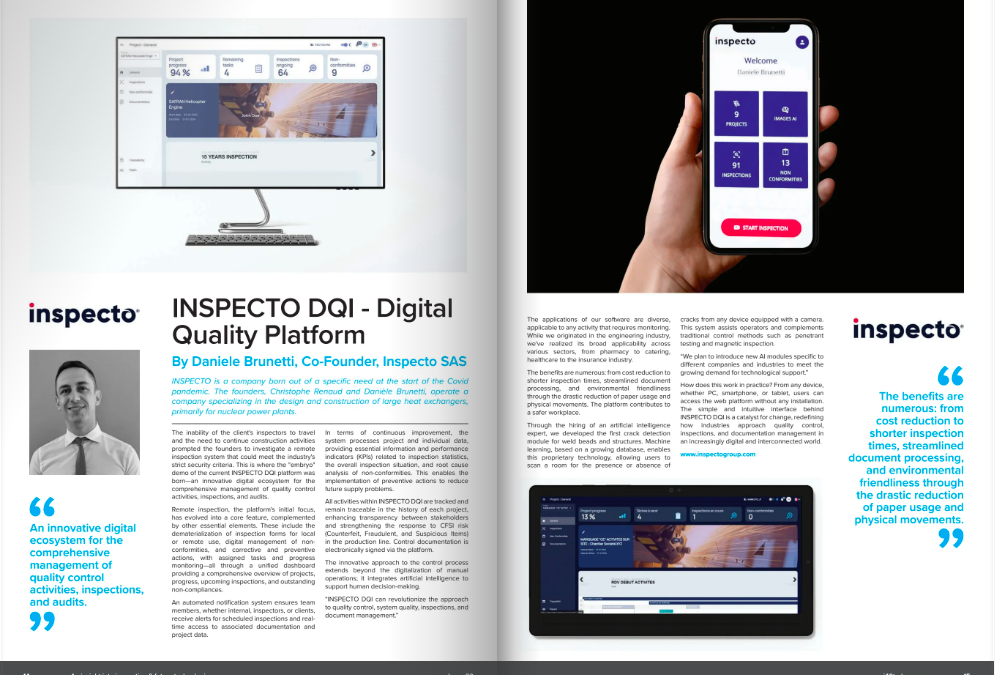 “INSPECTO DQI – Digital Quality Inspection Platform”,